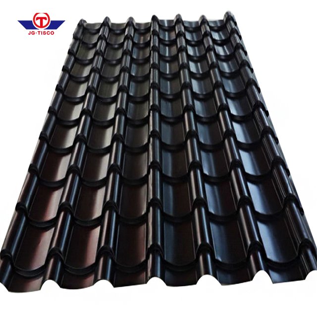 18 gauge color coated ppgi ppgl steel sheet corrugated roofing tile