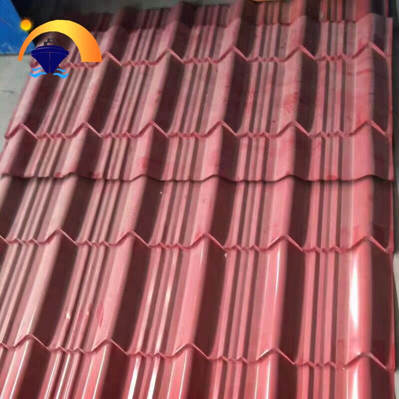 Top Quality PPGI Pre- painted Galvanized Steel Plates zinc metal roofing corrugated tiles