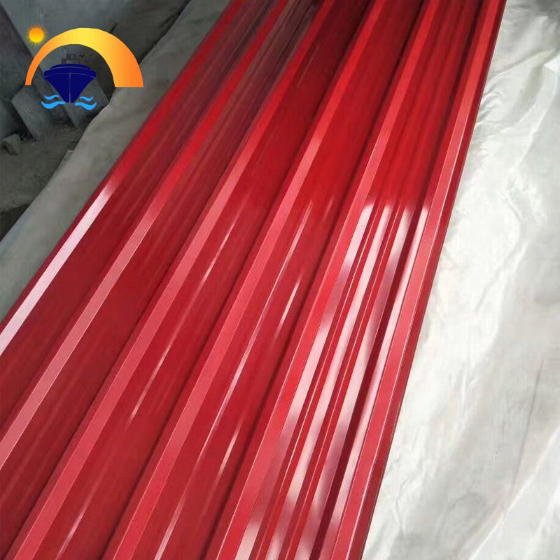 Top Quality PPGI Pre- painted Galvanized Steel Plates zinc metal roofing corrugated tiles