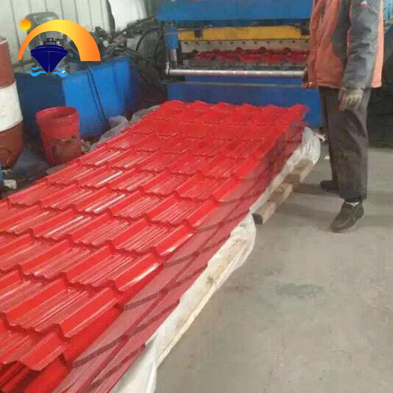 Top Quality PPGI Pre- painted Galvanized Steel Plates zinc metal roofing corrugated tiles
