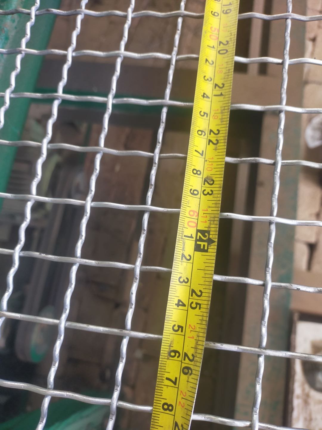 Plain Woven Square Hole 15x15mm Stainless Steel Crimped Wire Mesh