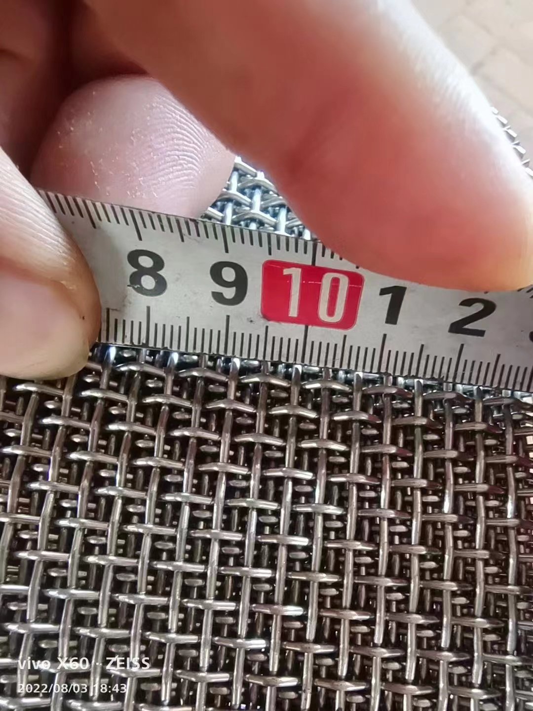 Plain Woven Square Hole 15x15mm Stainless Steel Crimped Wire Mesh