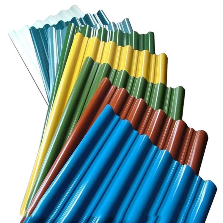 Ral Color coated 24 26 28 30 Gauge Metal roof Sheets Prices Steel shingles lightweight zinc Corrugated roofing tiles plate panel