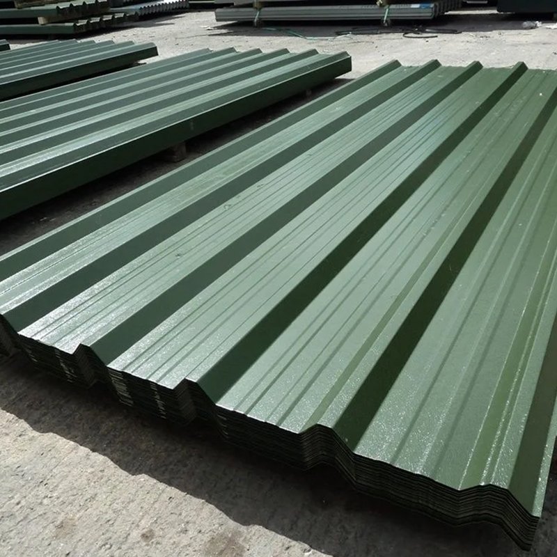 Factory customized various.28g corrugated galvanized steel sheet