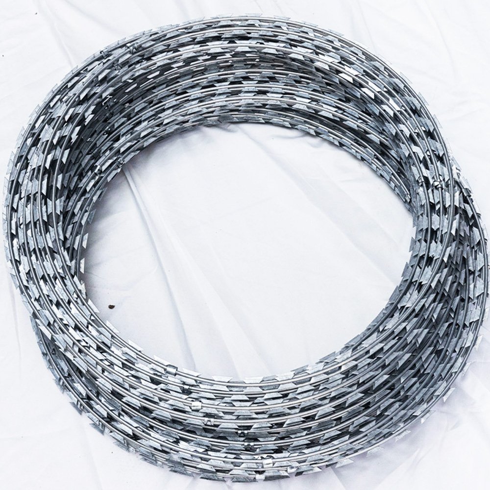 Security Stainless Steel Razor Barbed Wire Mesh Fence