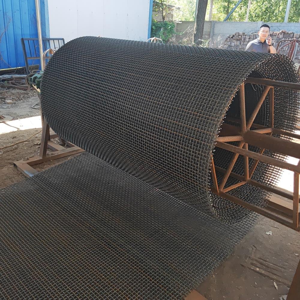 Factory Vibrating Screen Spare Parts Wire Mesh For Aggregates Screening