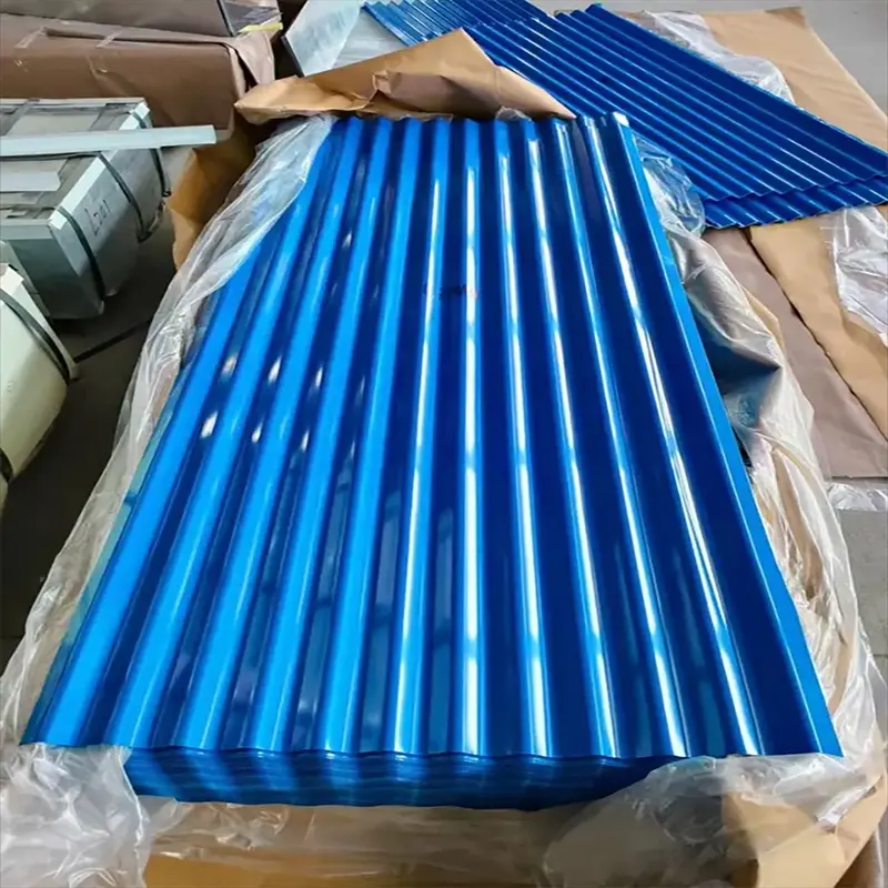 Top Quality Galvanized Sheet Price Color Coated Corrugated Steel PPGI Metal Roofing Sheets Plate