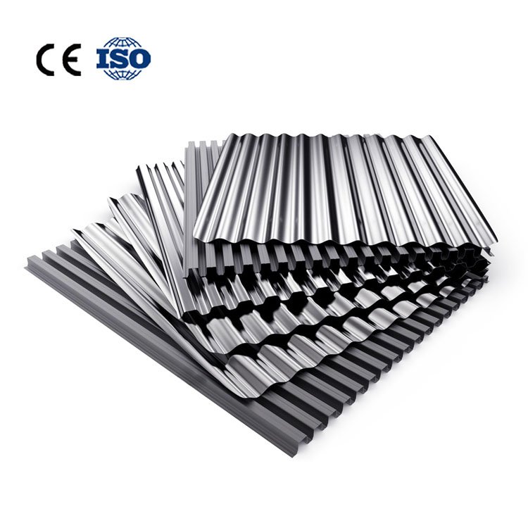 200g Matt Zinc Coating Corrugated Galvanized Steel Sheet Roof Building Materials with Cutting Welding Bending Services