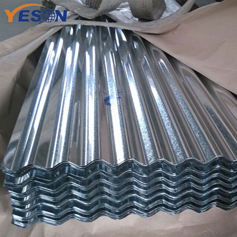 Galvanized GI Corrugated Roofing Sheet 0.2mm Z183 Zinc Steel Roof Sheet