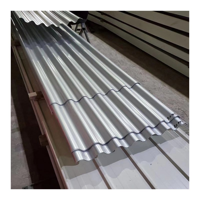 Long Span Color Coated Corrugated Galvanized Roofing Steel Sheet 0.3mm 0.4mm Zinc Coated Color Steel Tile Price
