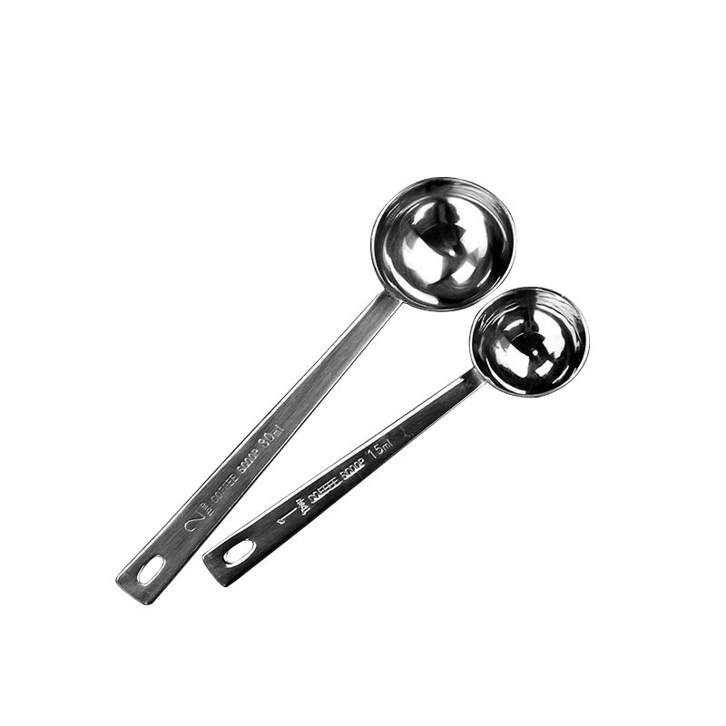 Premium 1 Tbsp 15ml 2 Tbsp 30ml Measuring Tablespoon Stainless Steel Coffee Measuring Spoon Scoop
