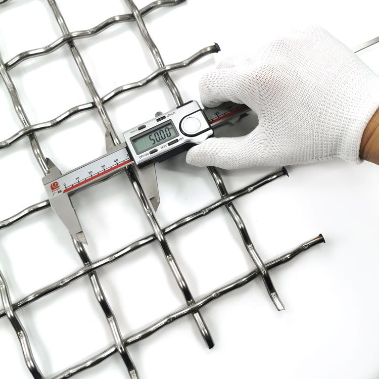 Stainless steel crimped wire mesh/waterproof mesh screen