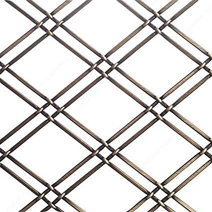 Beautiful color decorative wire mesh metal mesh curtain golden for cabinet doors