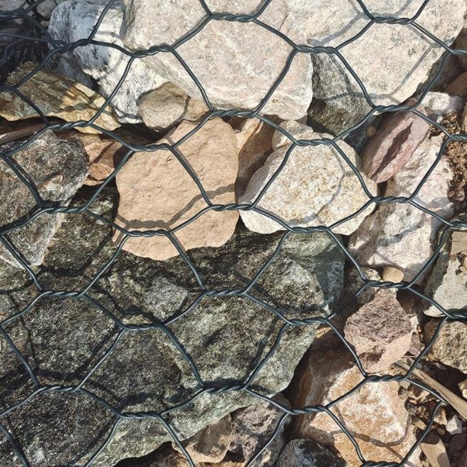 Easy Installation Riverbed Protection Net Galvanized PVC Gabion Wire Mesh Cages And Hexagonal Wire Mesh