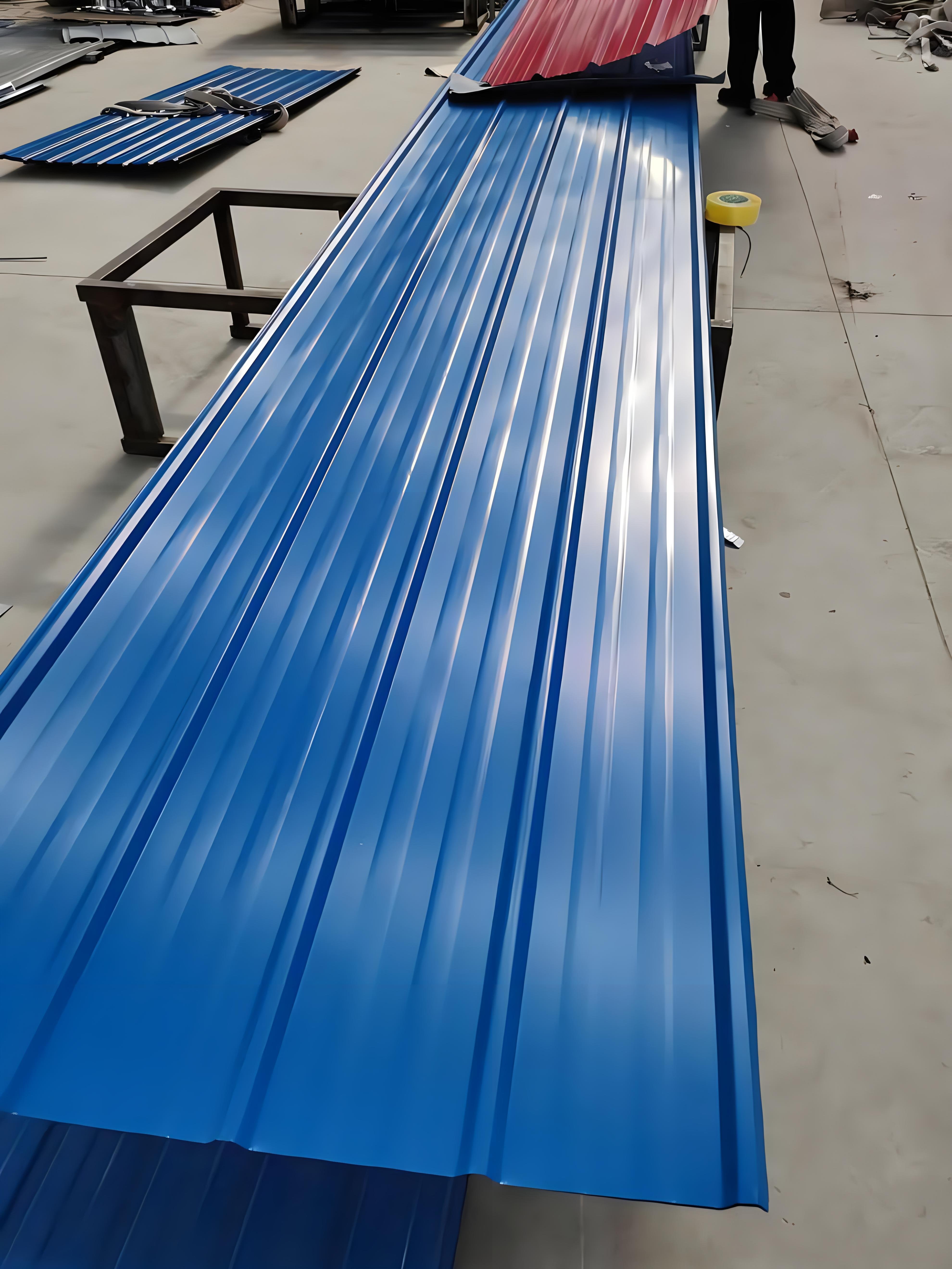 Factory shipped galvanized color steel sheet corrugated roof panel