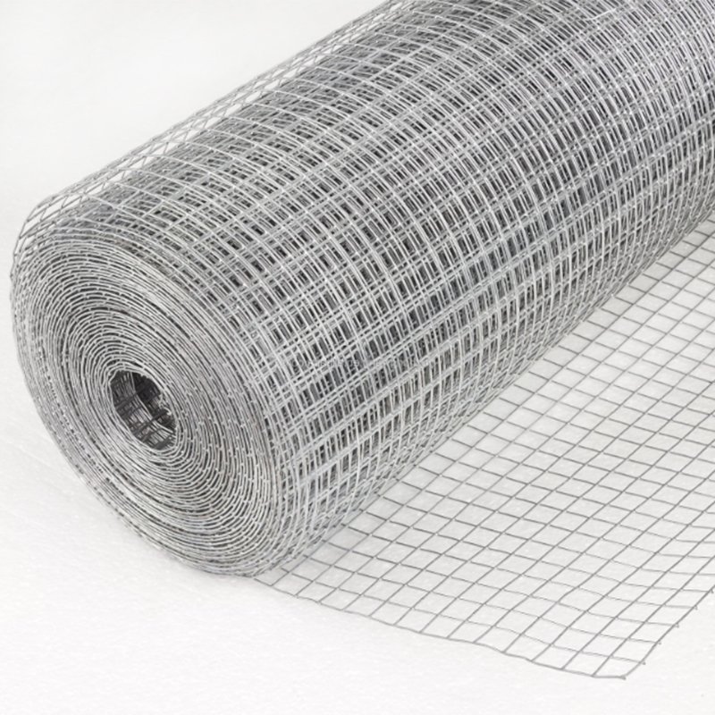 1x1 Steel Wire Mesh Roll Fence Panel Galvanized Electric Construction Concrete PVC Coated with Punching Service
