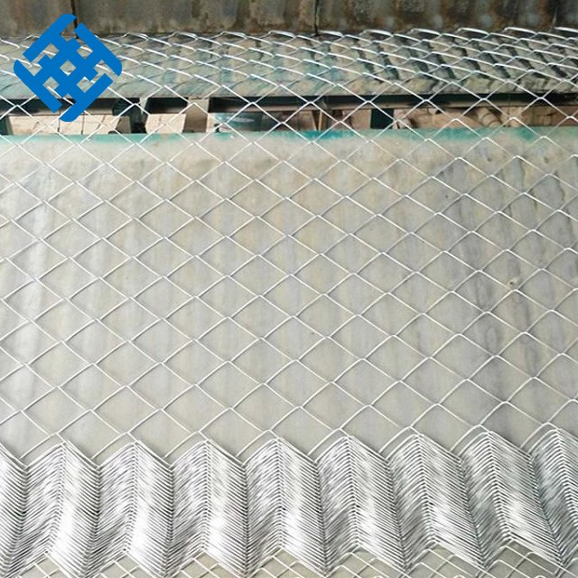 Factory Priced Galvanized Used Chain Link Fence Steel Mesh PVC Coating Diamond Square Hole Shape Woven Cutting Gabions