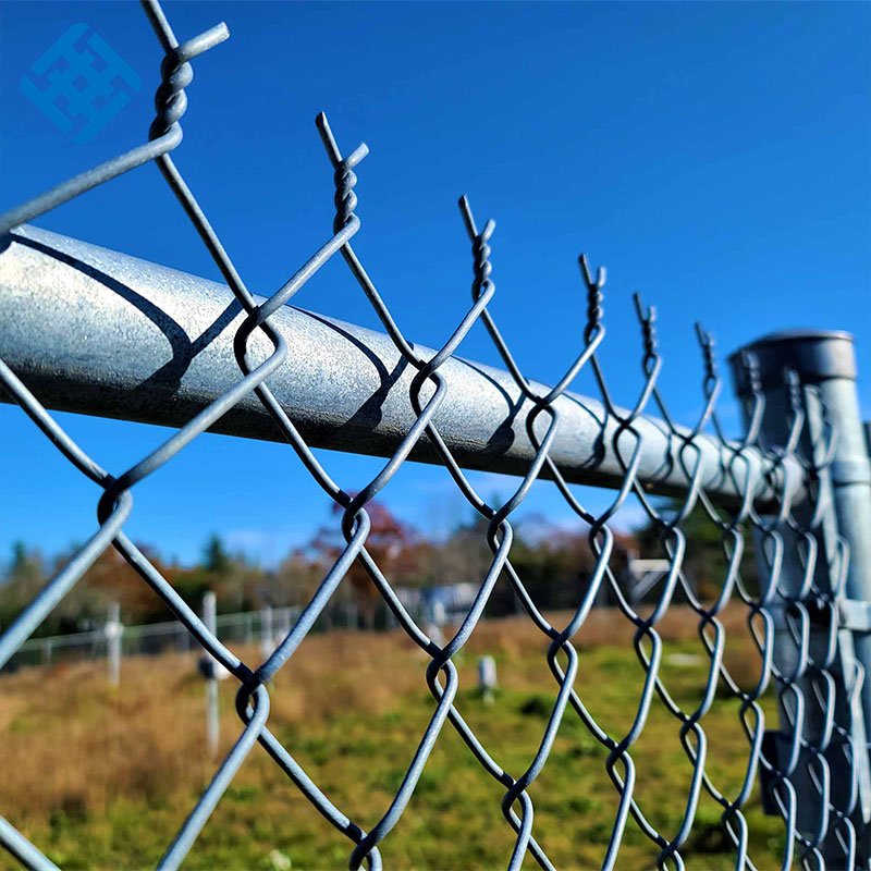 Factory Priced Galvanized Used Chain Link Fence Steel Mesh PVC Coating Diamond Square Hole Shape Woven Cutting Gabions