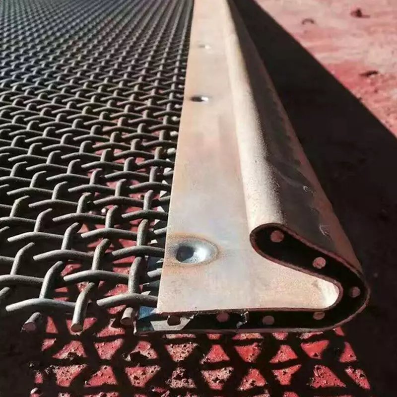 hot sale 65Mn steel crimped wire net vibrating sieve screen mesh