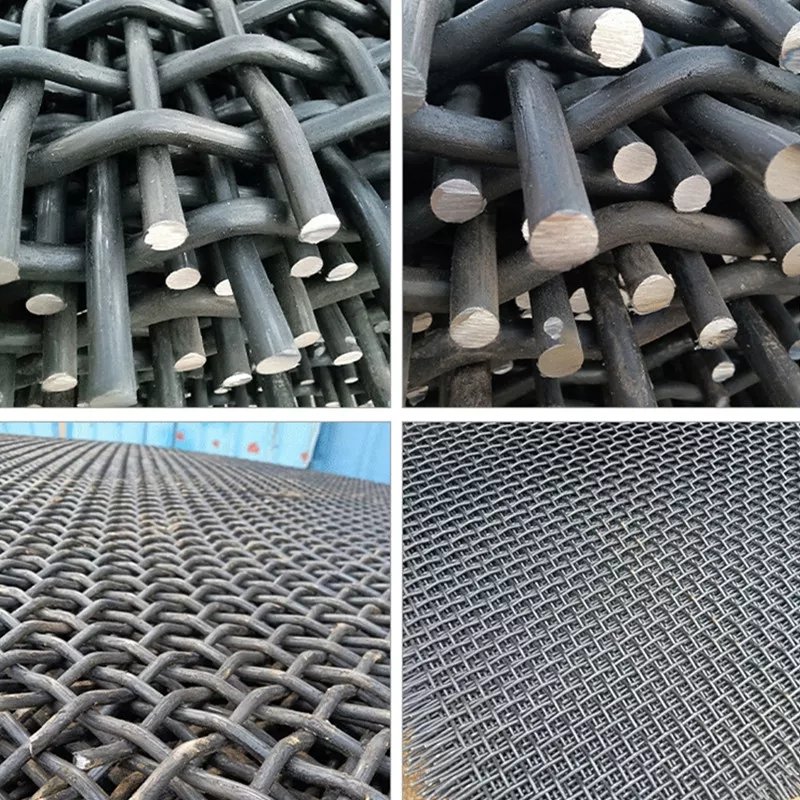 hot sale 65Mn steel crimped wire net vibrating sieve screen mesh