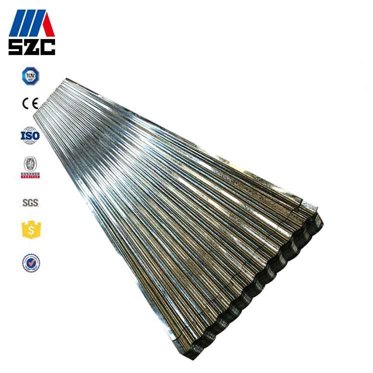 HOT DIPPED 0.17mm galvanized GI corrugated steel roofing sheet