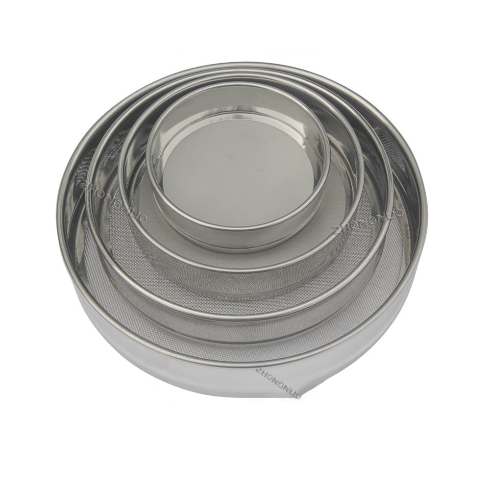 Customize 304 Stainless Steel Laboratory Test Sieve Wire Mesh Perforated Plate Sieve