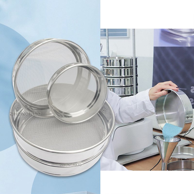 Customize 304 Stainless Steel Laboratory Test Sieve Wire Mesh Perforated Plate Sieve