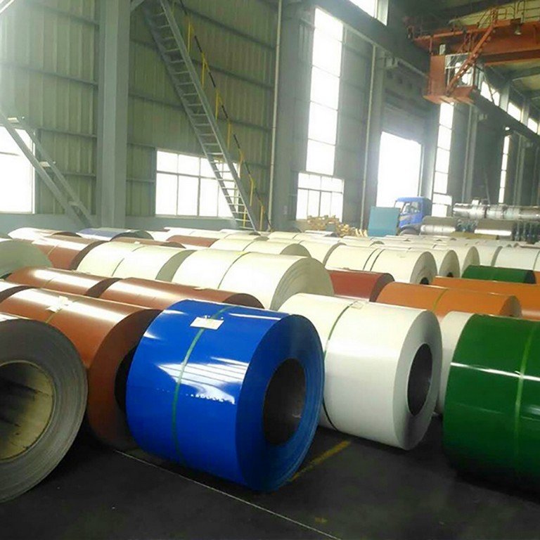 26 Gauge Galvanized Steel Sheet Coil Ppgi 3d Pattern Ppgi Blue Red Gary Color Coated Ppgi Manufacturer