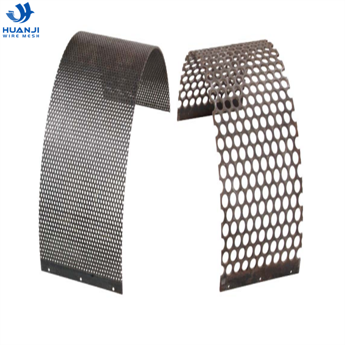 Galvanized /Stainless Steel /Carbon Steel Animal Feed Grinder Screen Hammer Mill Screen Perforated Sheets