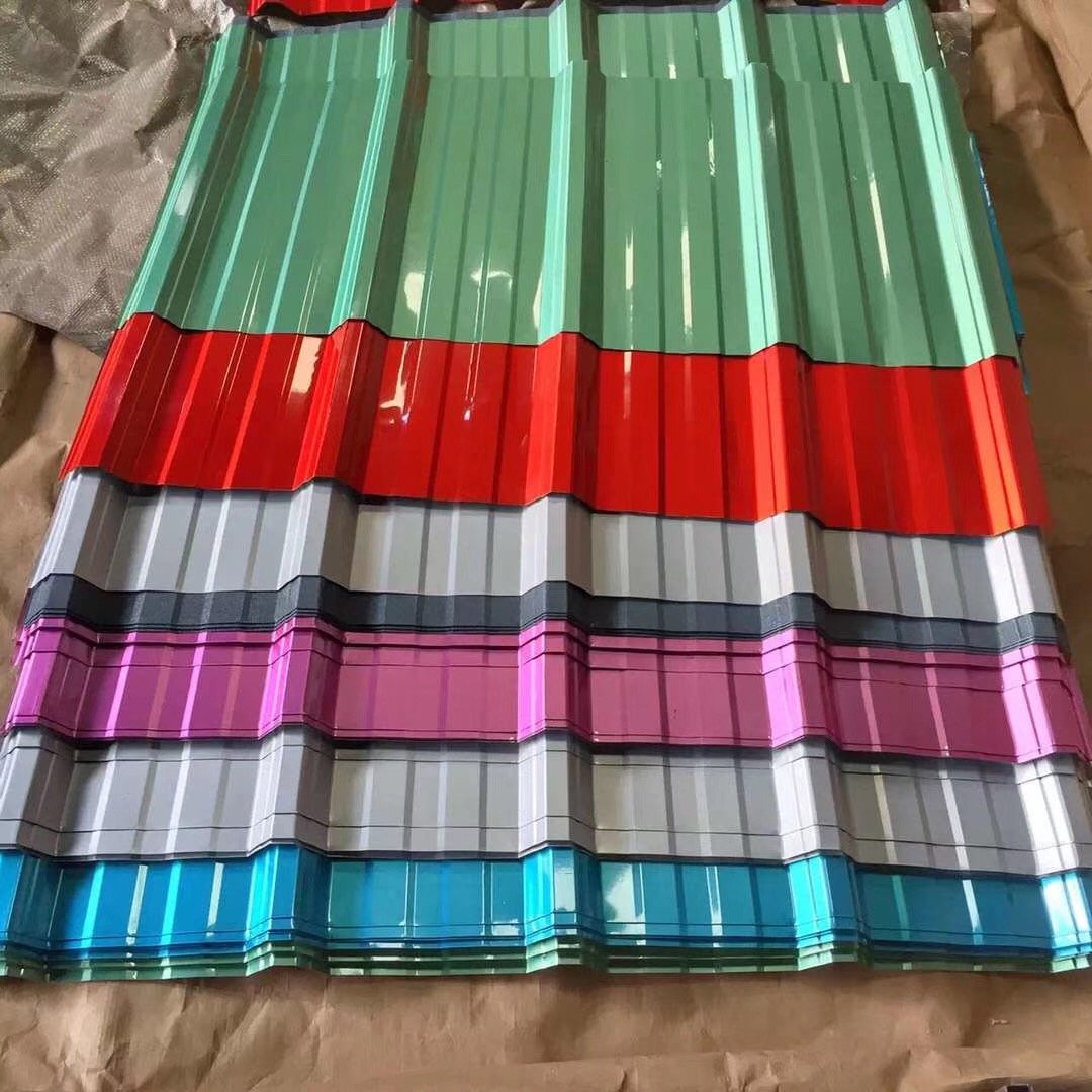 PPGI Corrugated sheet steel metal roofing sheet color coating sheet