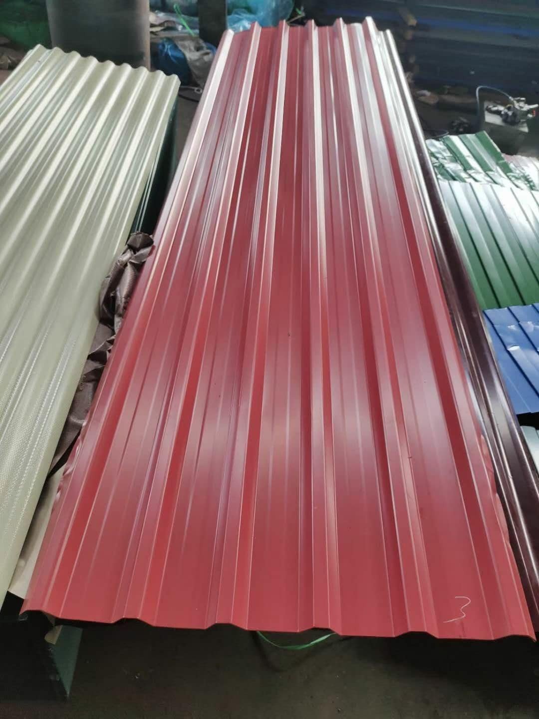 Hot Selling Cheaper Corrugated Colorful Steel Roofing Tile Ppgi Prepainted Sheets Galvalume Colorful Lowes Metal Roofing Sheet