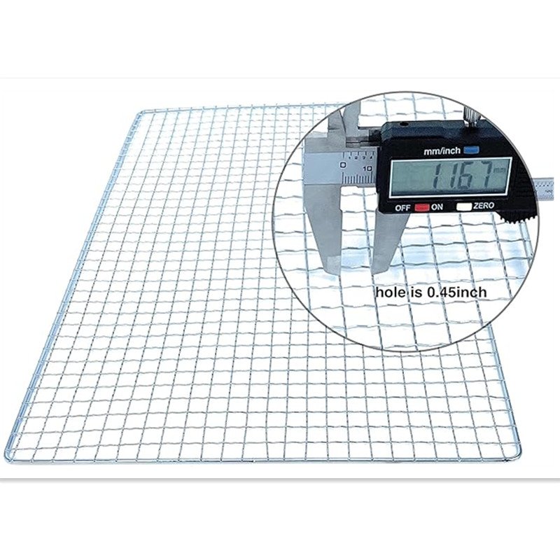 304 Stainless Steel BBQ Grill Grates Outdoor Restaurant Mesh Charcoal Cooking Baking Square Shape panel