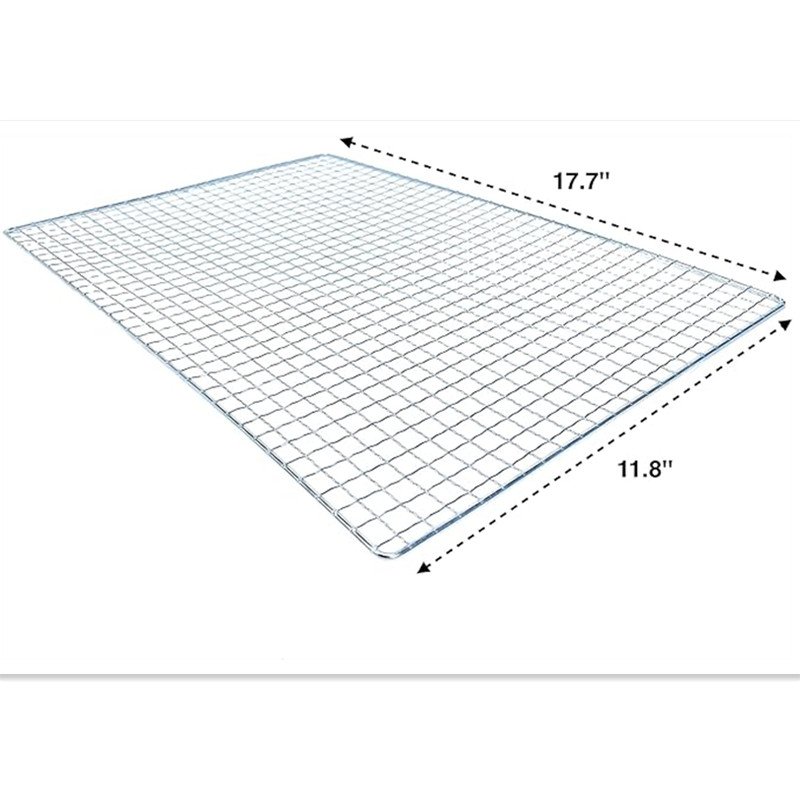 304 Stainless Steel BBQ Grill Grates Outdoor Restaurant Mesh Charcoal Cooking Baking Square Shape panel