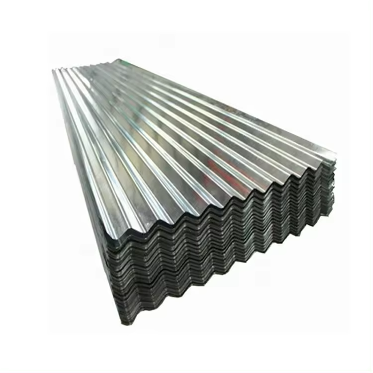 0.5mm 0.6mm Corrugated Roofing Zinc Galvanized galvalume steel sheets For Construction Material