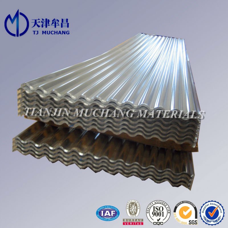 Practical Zinc Coated Metal Roof Steel Sheet Iron Roofing Gi Galvanized Corrugated Roofing Sheet