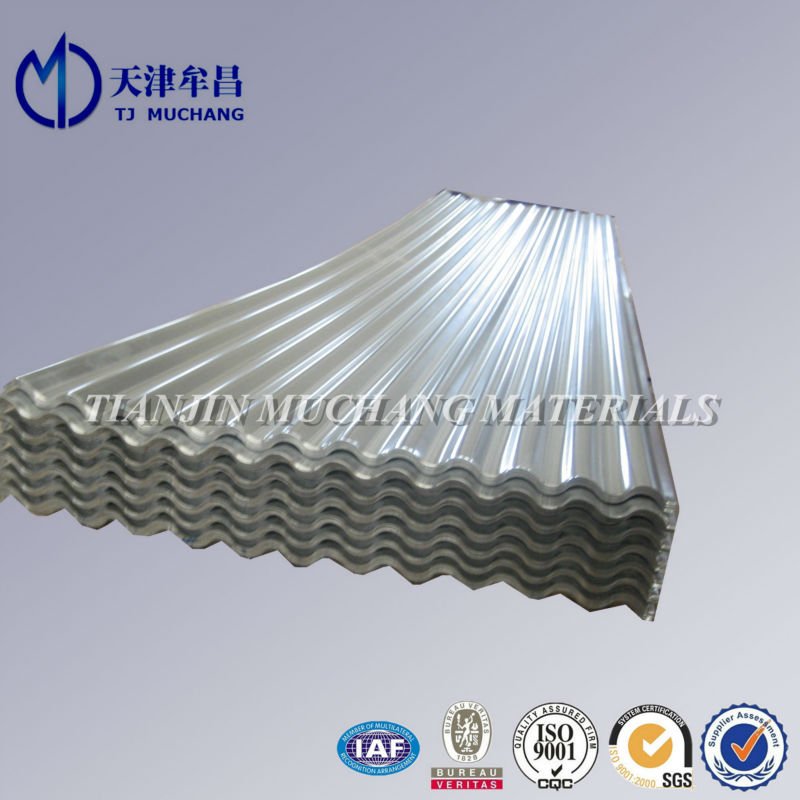 Practical Zinc Coated Metal Roof Steel Sheet Iron Roofing Gi Galvanized Corrugated Roofing Sheet