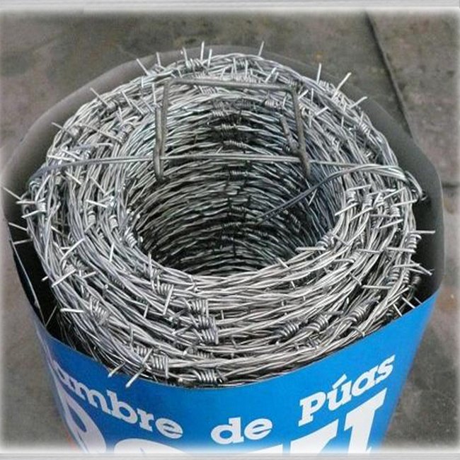 High Sale Galvanized 16 Gauge Barbed Wire 100m 200m 500m per Roll Barbed Wire Mesh with Barb