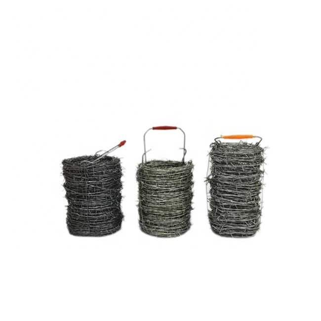 High Sale Galvanized 16 Gauge Barbed Wire 100m 200m 500m per Roll Barbed Wire Mesh with Barb