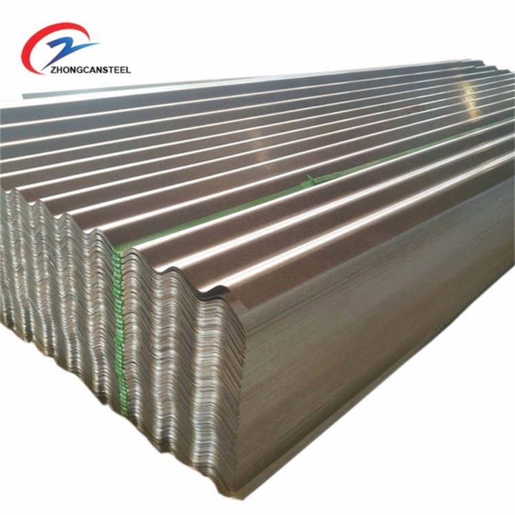 SGS Shandong Zhongcan Corrugated galvanized steel roofing sheet with price