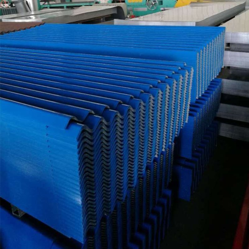 wholesale customized Z41-Z60 q235 Hot Rolled colored coated steel ppgi roofing sheet