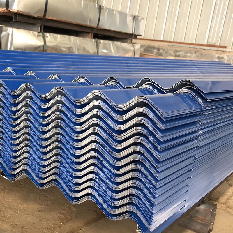 wholesale customized Z41-Z60 q235 Hot Rolled colored coated steel ppgi roofing sheet