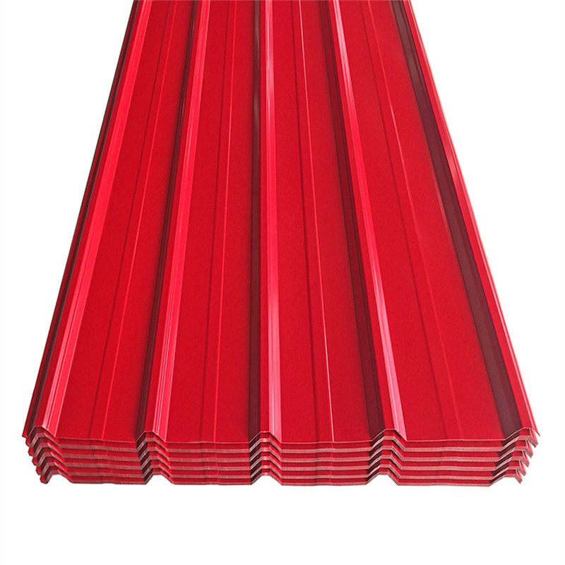 prepainted corrugated galvanized steel Sheet / galvalume sheet metal / colored aluzinc roofing sheet
