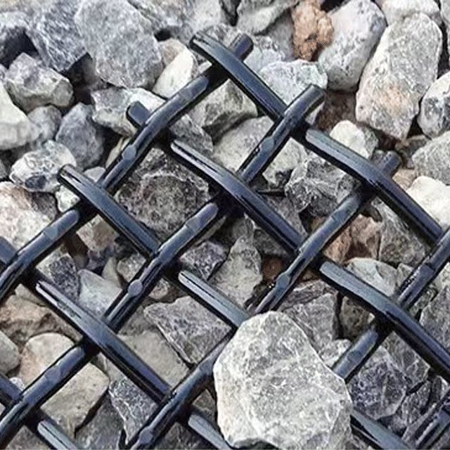 High quality vibrating screen mesh 65Mn mine sieve screen wire mesh for sand quarry
