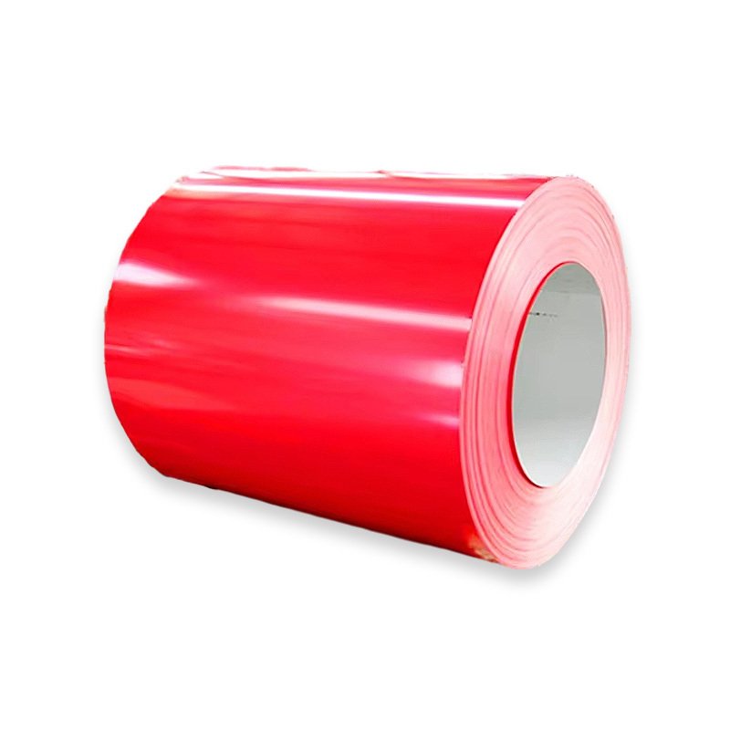 PVDF white ppgl coated roll prepainted galvanized zinc color coated roll steel coil ppgi building roofing material