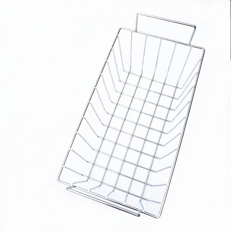 High Quality Wholesale 304 Stainless Steel Wire Mesh Basket With Handle For Goods Storage