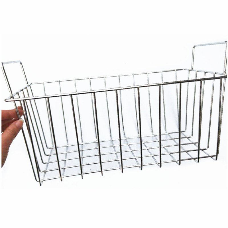 High Quality Wholesale 304 Stainless Steel Wire Mesh Basket With Handle For Goods Storage
