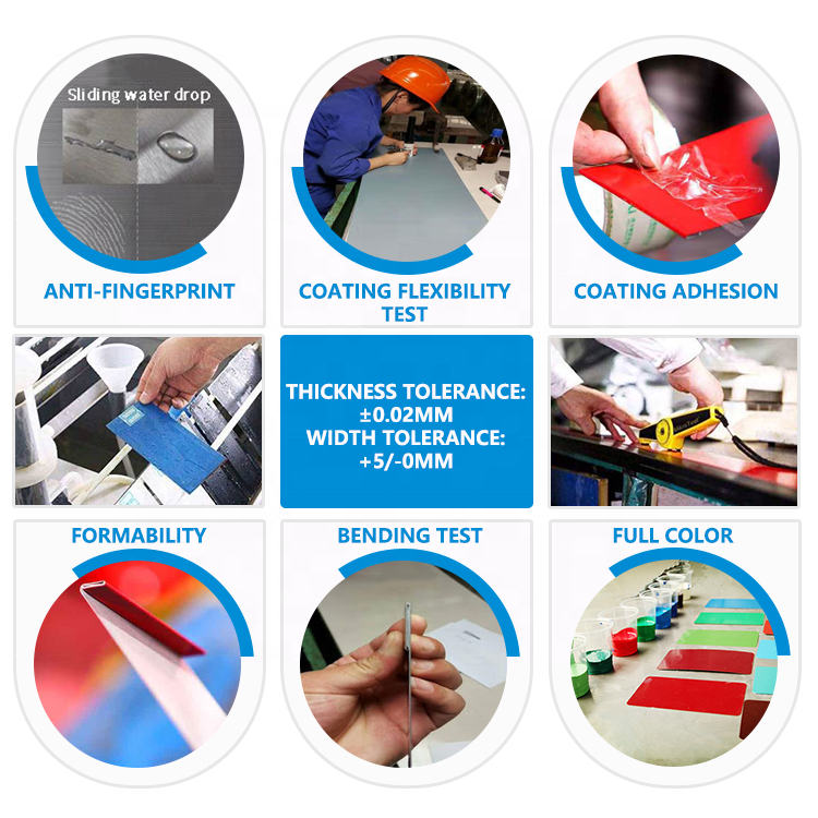 Al-zn Coated Steel Coils Ppgi color coated metal iron Shandong New Material Technology Ral Color Ppgi Prepainted Galvanized