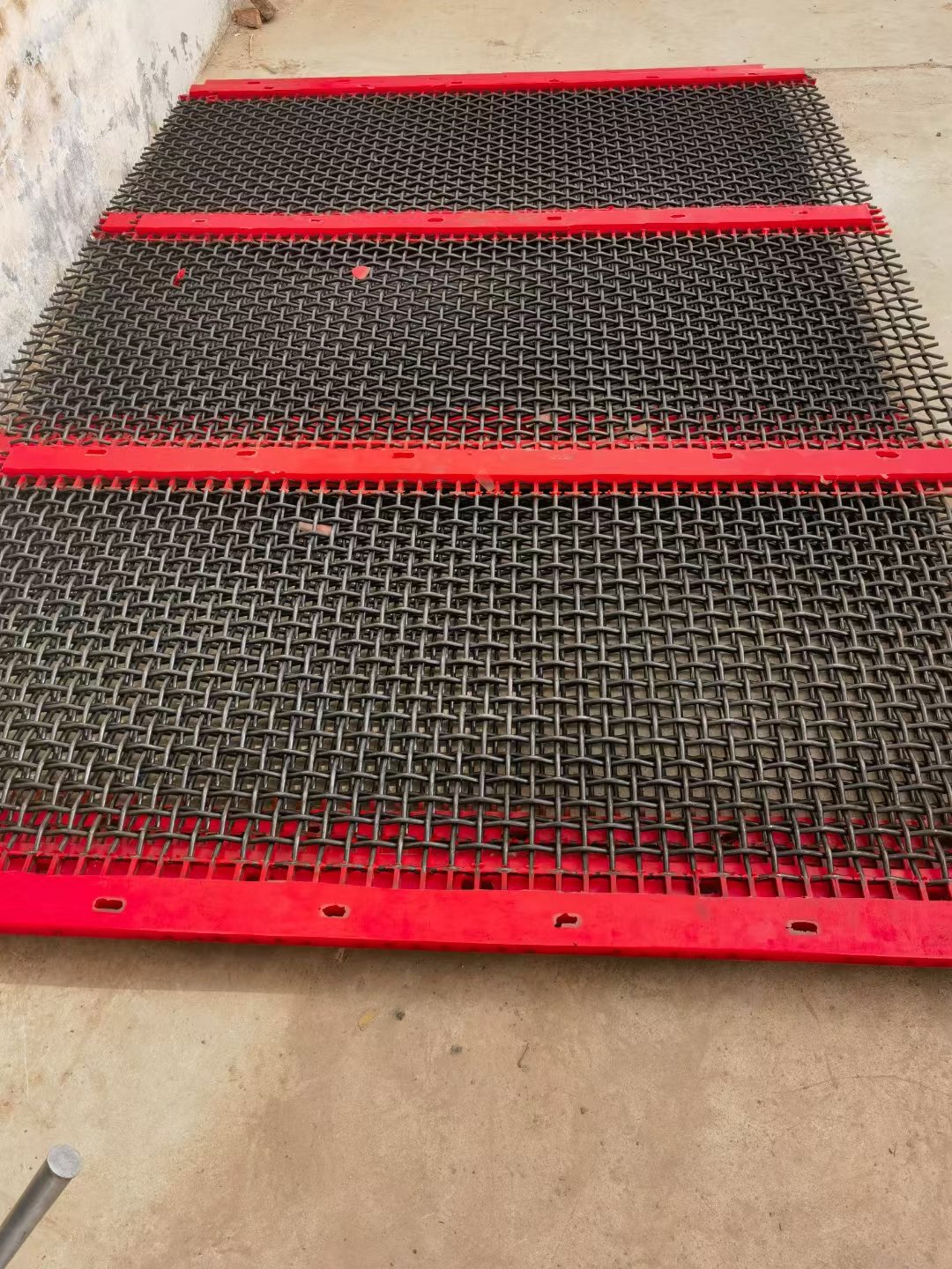 65mn Stainless steel Tensioned Stone Quarry Mining Vibration Sieving Screen wire mesh