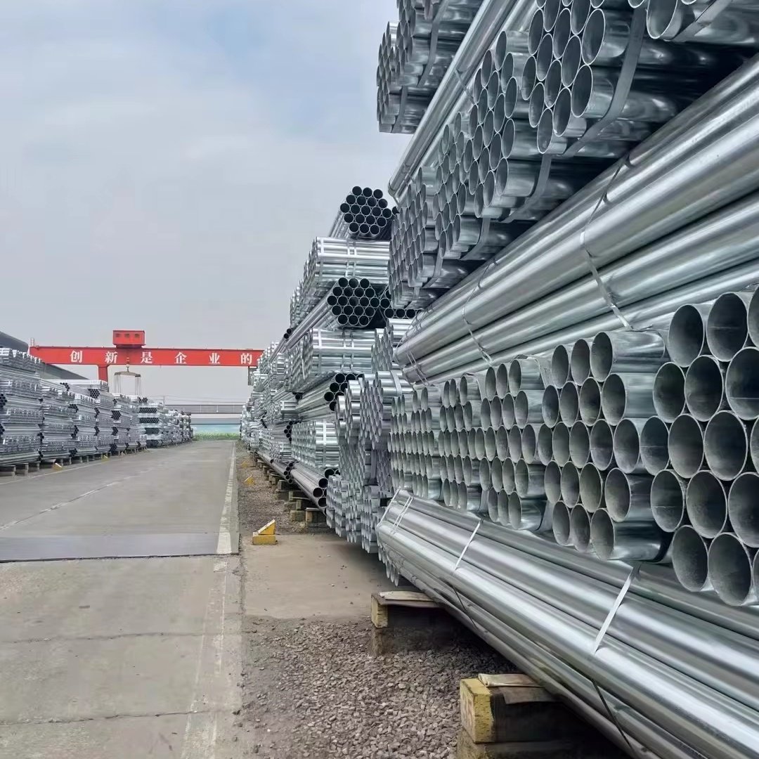 Galvanized Steel Pipe with Cutting Processing Service