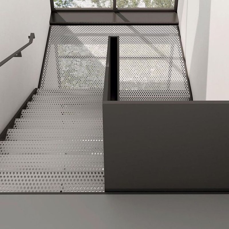 Custom Stainless Steel Perforated Metal Screen Perforated Metal Windproof Mesh Three Peaks Dust Suppression Net Perforated Panel